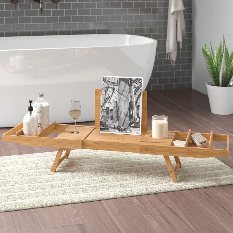 Bamboo Bath Caddy 1