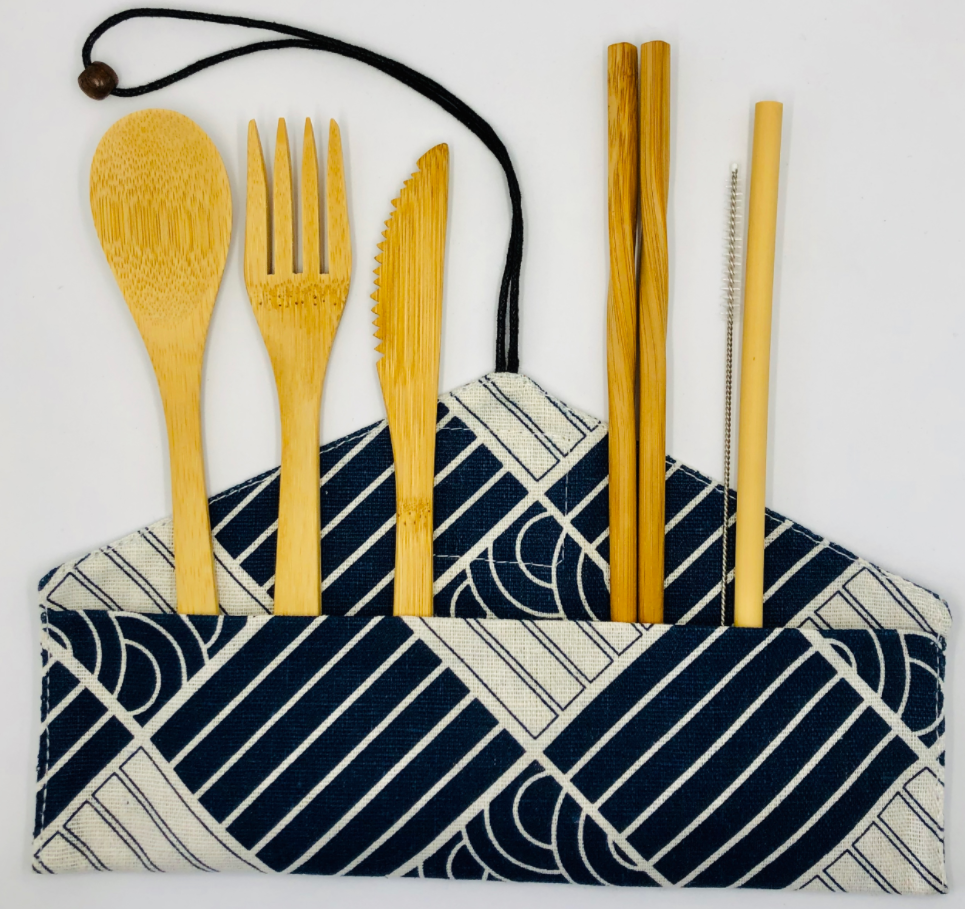 Bamboo Cutlery Set 1