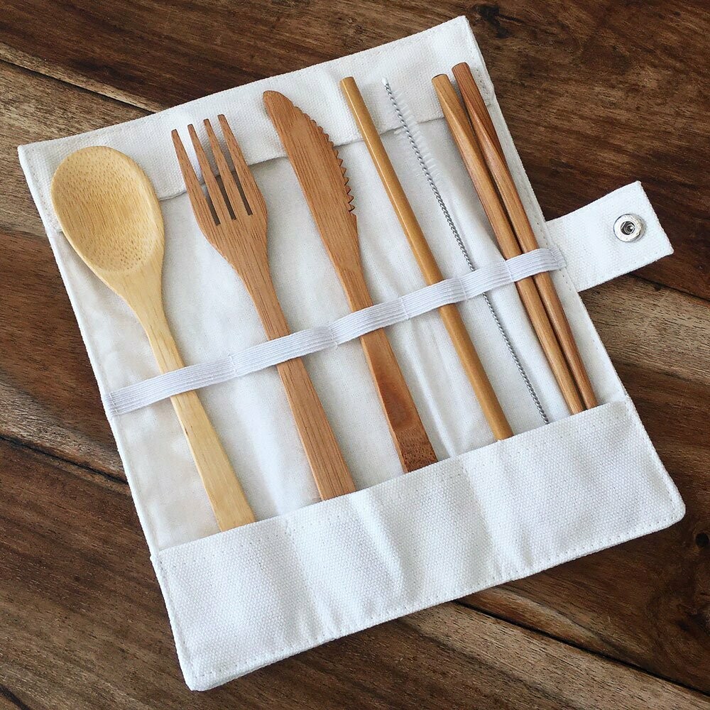 Bamboo Cutlery Set 2