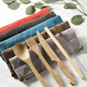 Bamboo Cutlery Set 3