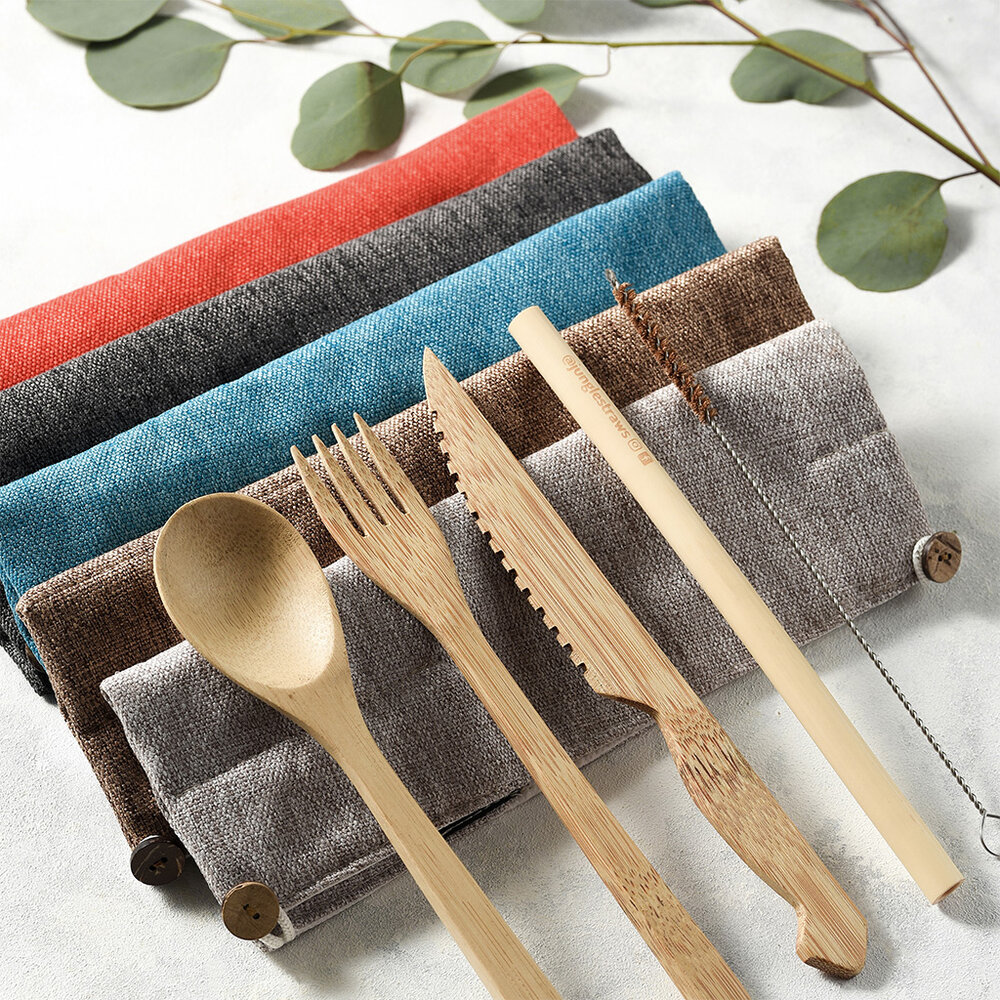 Bamboo Cutlery Set 3