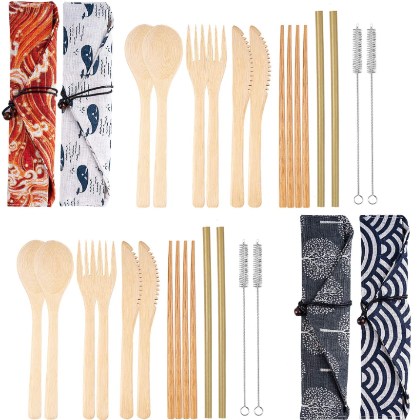 Bamboo Cutlery Set 4