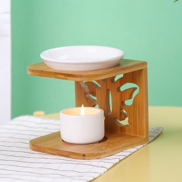 bamboo essential oil burner 3