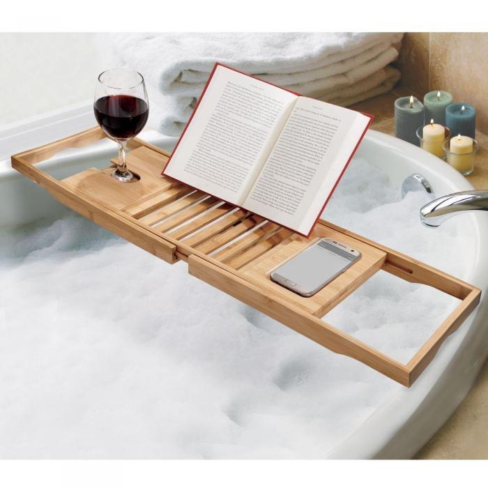 Bamboo Bath Caddy 3