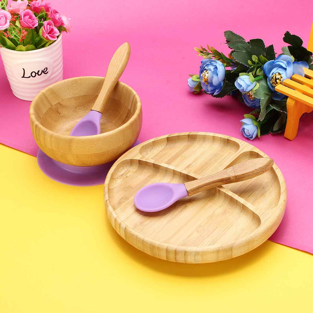 Bamboo Suction Bowl 1