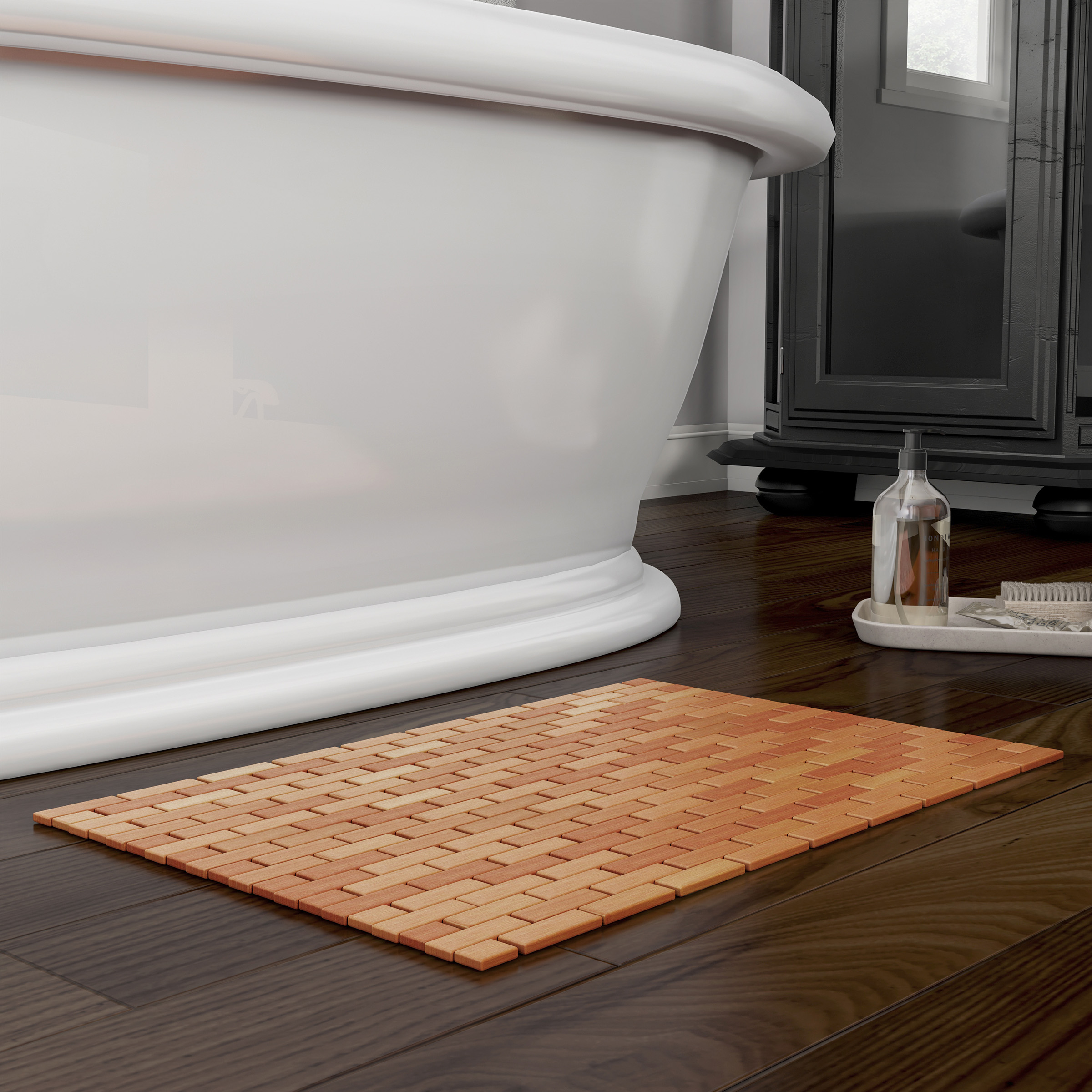 Bamboo Shower Mat 4