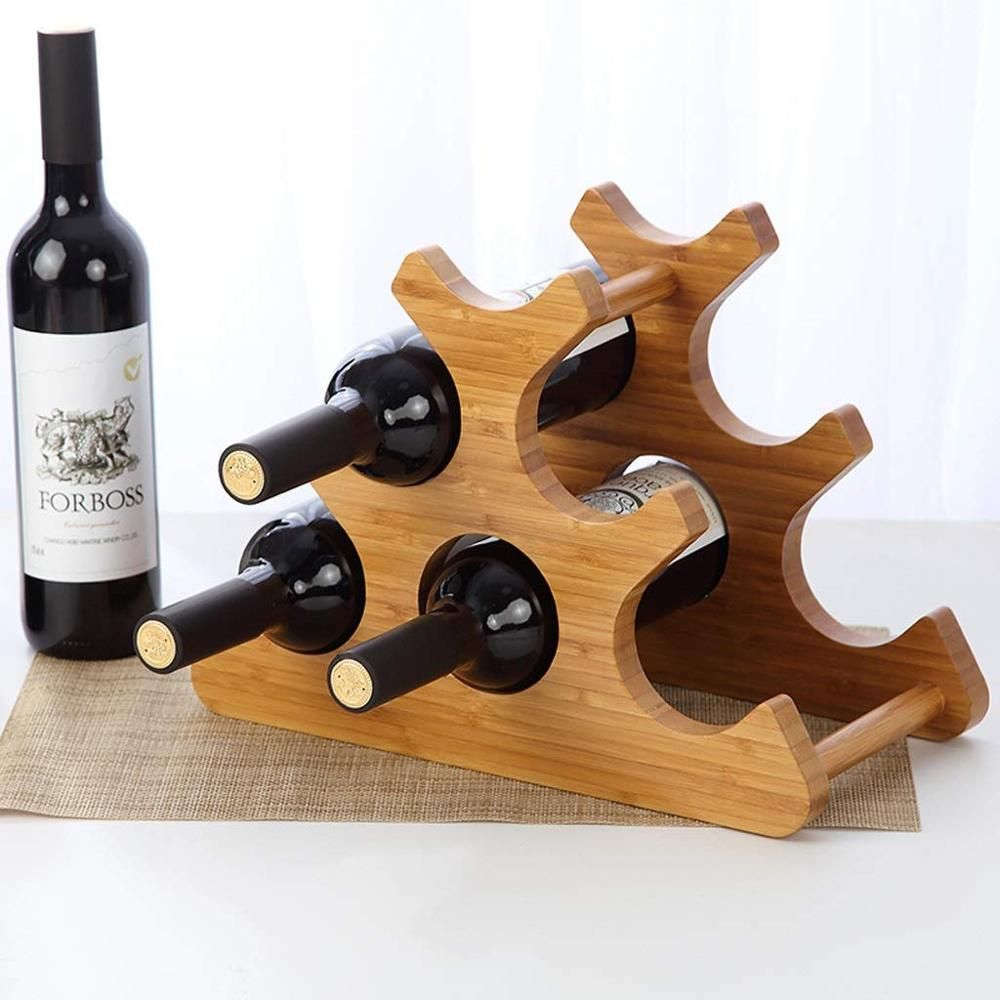 Bamboo Wine Holder 1