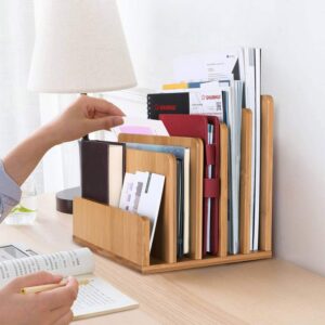 Bamboo File Organizer 4