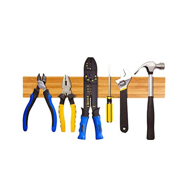 Mounting Bamboo Magnetic Knife Strip 3