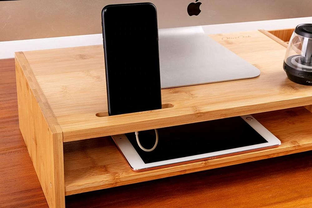 Banboo Computer Stand 4