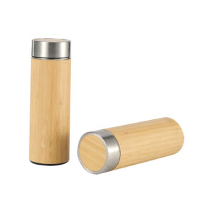 Bamboo Thermos Bottle 2
