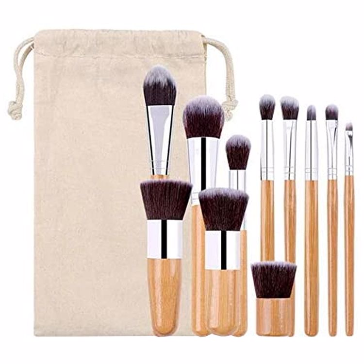 Bamboo Make Up Brush Set 3