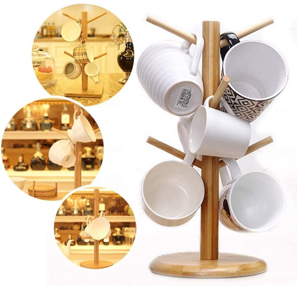 Bamboo Cup Holder 1