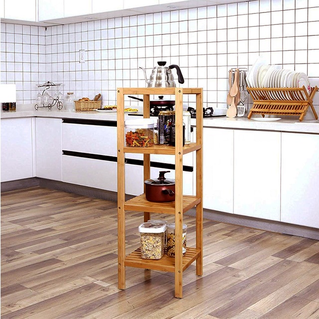 Bamboo Bathroom Stroage Shelf 2