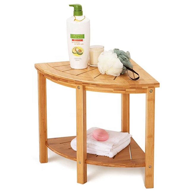 Bamboo Corner Stool 1