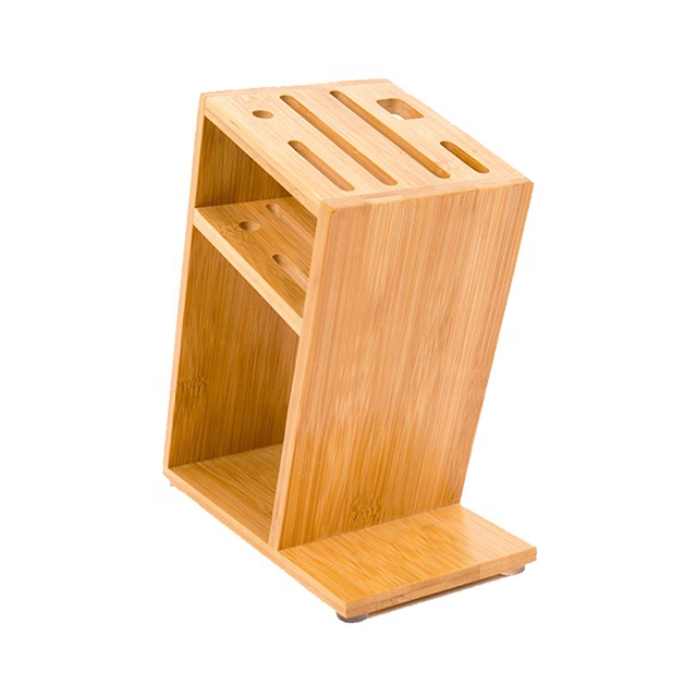 Bamboo Knife Block 4