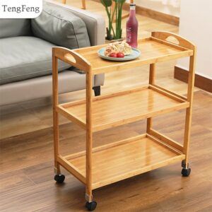 Bamboo Stroage Cart 4