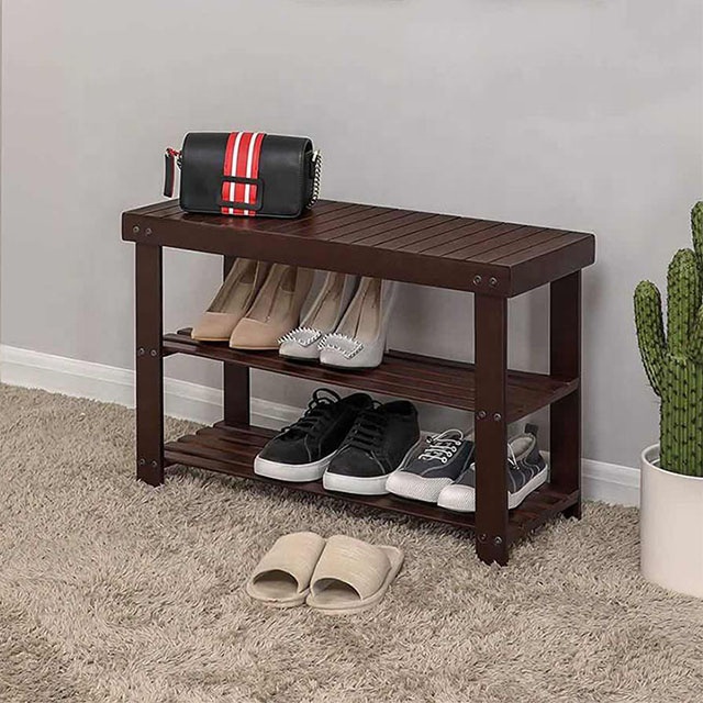 Bamboo Shoe Rack 4