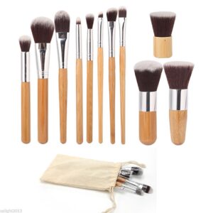 Bamboo Make Up Brush Set 4