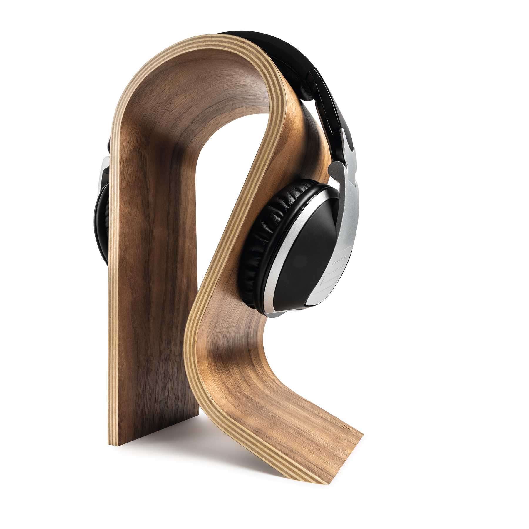 Wood Headphones Stand 1