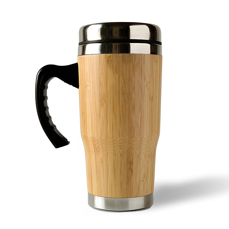 Bamboo Double Wall Mug 2