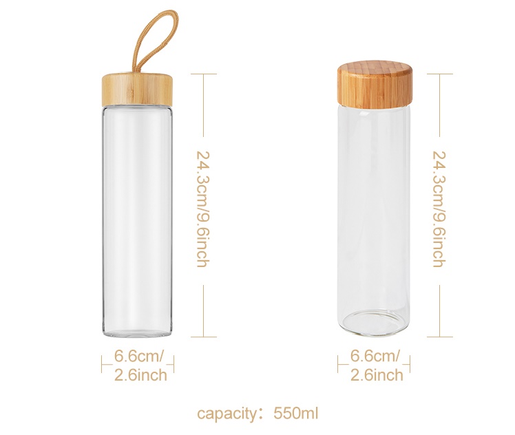 Bamboo Glass Bottle 2