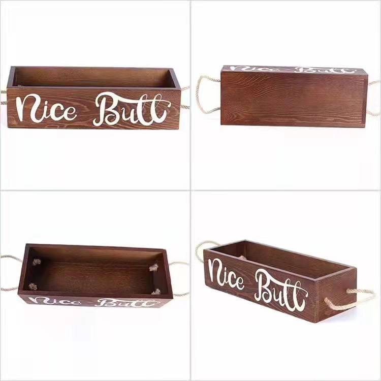 Wooden Toilet Tank Topper Tray 2